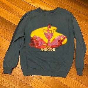 Disney Hercules Graphic Women’s Sweatshirt - Green